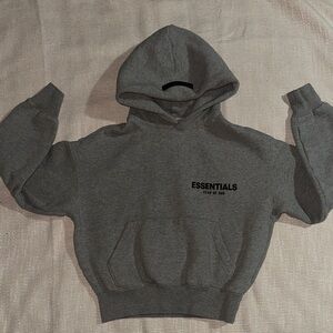 Essentials Kids Gray Hoodie and Pants Set